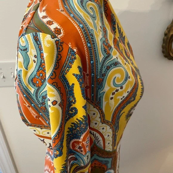 J. McLaughlin Patterned Retro Style Dress - Picture 5 of 12